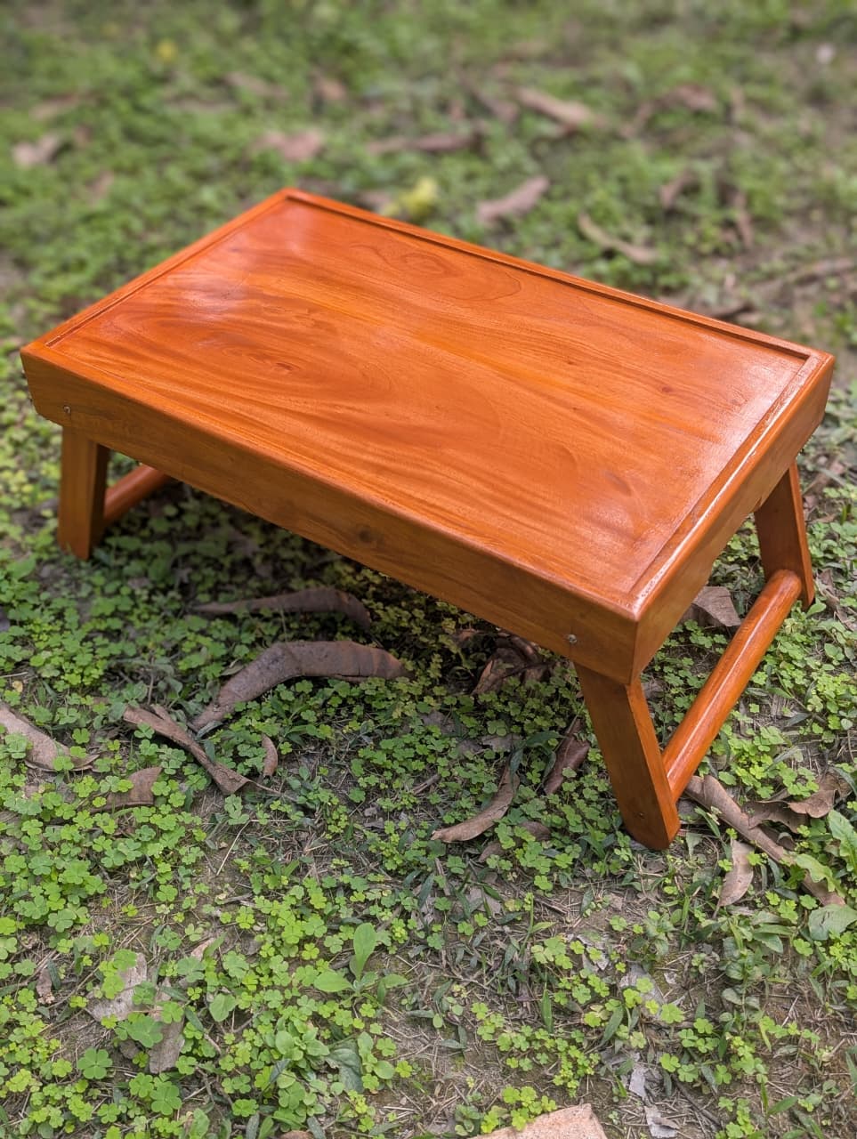 Natural Wooden Folding Table