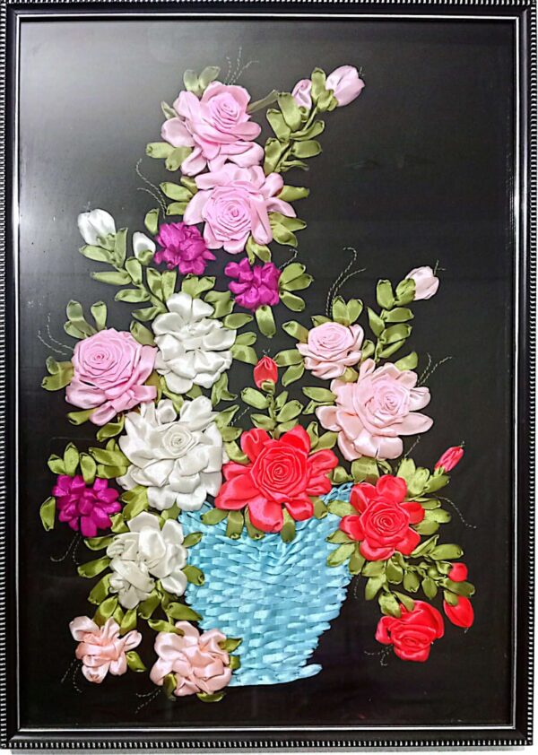 Handmade Unique Ribbon Walmate ( home decore), Double fame (Glass)