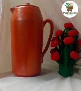 হ্যান্ডক্র্যাফটেড মাটির হট পট/জগ
