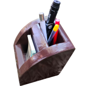 Pen Stand - Brown Color