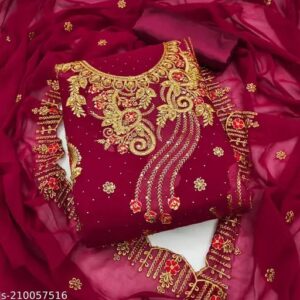 Georgette Embroidery Four Piece